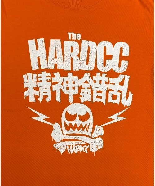 ハードコアチョコレート(ハードコアチョコレート)の「ZOZO限定 The HARDCC 精神錯乱 復刻版(衝突オレンジ)(Tシャツ/カットソー・メンズ・ホワイト・LARGE/X-LARGE/XX-LARGE)」の3枚目の写真
