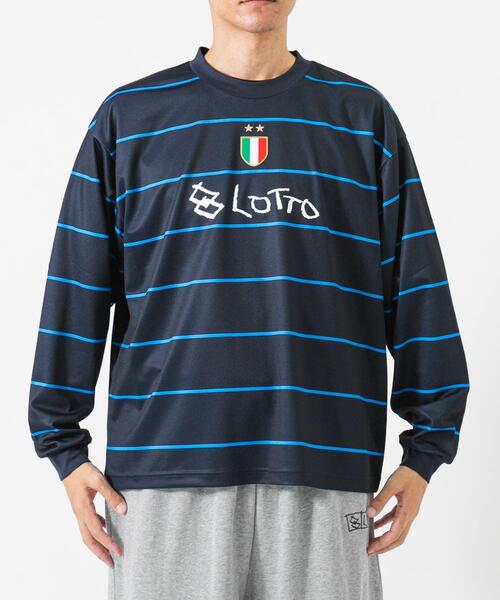 LOTTO(ロット)の「LOTTO itteki BORDER LONG-SLEEVE GAME SHIRTS(Tシャツ/カットソー・メンズ・ホワイト/ネイビー/ブラック・MEDIUM/XX-LARGE/X-LARGE/LARGE)」の11枚目の写真