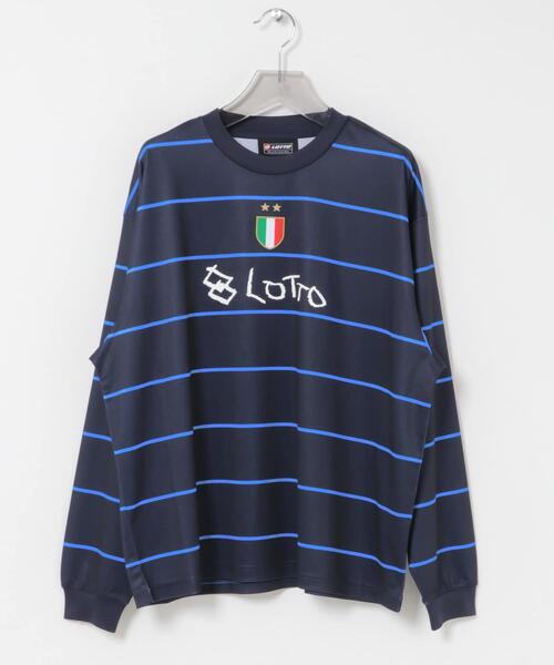 LOTTO(ロット)の「LOTTO itteki BORDER LONG-SLEEVE GAME SHIRTS(Tシャツ/カットソー・メンズ・ホワイト/ネイビー/ブラック・MEDIUM/XX-LARGE/X-LARGE/LARGE)」の14枚目の写真