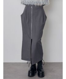 オーバーポケットナロースカート　冬服