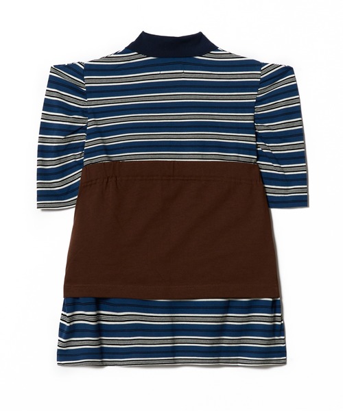 NON TOKYO(ノントーキョー)の「3WAY BORDER POLO SHIRT(ポロシャツ・レディース・ブルー系/ネイビー系/ブラウン系・FREE)」の13枚目の写真