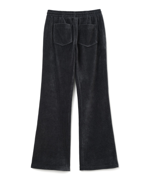 MILLO WOMEN（ミロウーマン）の「ベルベットコーデュロイフレアパンツ [チャコール]（その他パンツ・レディース・その他・SMALL/MEDIUM）」の3枚目の写真