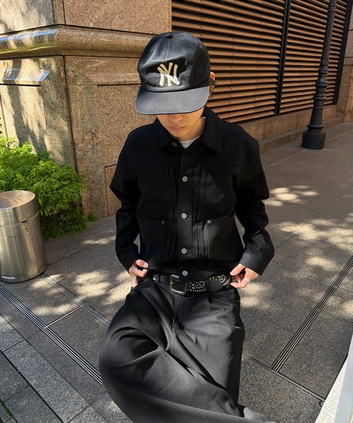 kutir(クティール)の「CROPPED RIGID DENIM JACKET/クロップドリジットデニムジャケット(デニムジャケット・メンズ・ダークブラック/インディゴブルー/ブラック・LARGE/MEDIUM)」の21枚目の写真