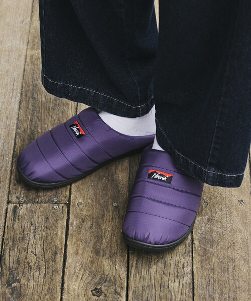 SUBU（スブ）の「NANGA × SUBU/ナンガ × スブ AURORA TEX WINTER SANDAL オーロラ テックス ウィンターサンダル（サンダル・メンズ・Nat/パープル/ブラック/グレー・1/2）」の4枚目の写真