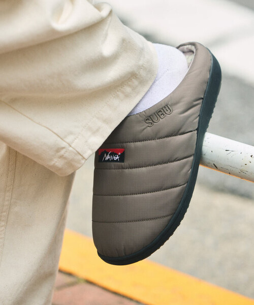SUBU（スブ）の「NANGA × SUBU/ナンガ × スブ AURORA TEX WINTER SANDAL オーロラ テックス ウィンターサンダル（サンダル・メンズ・Nat/パープル/ブラック/グレー・1/2）」の2枚目の写真