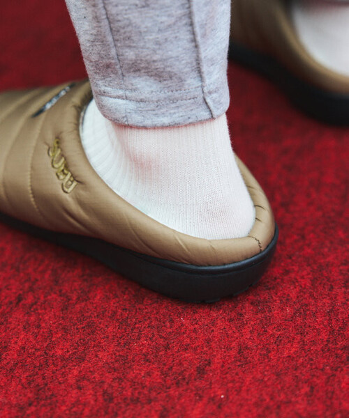 SUBU（スブ）の「NANGA × SUBU/ナンガ × スブ AURORA TEX WINTER SANDAL オーロラ テックス ウィンターサンダル（サンダル・メンズ・Nat/パープル/ブラック/グレー・1/2）」の8枚目の写真