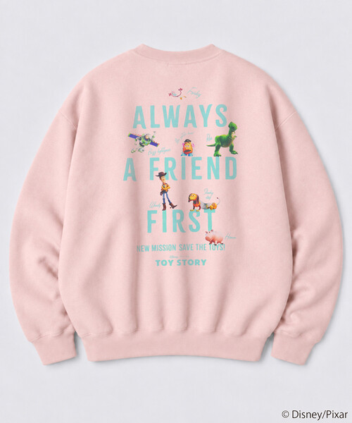 FREAK'S STORE(フリークスストア)の「限定展開 TOYSTORY 別注 Friends クルーネック スウェット(スウェット・メンズ・グレー/チャコールグレー・LARGE/MEDIUM)」の9枚目の写真