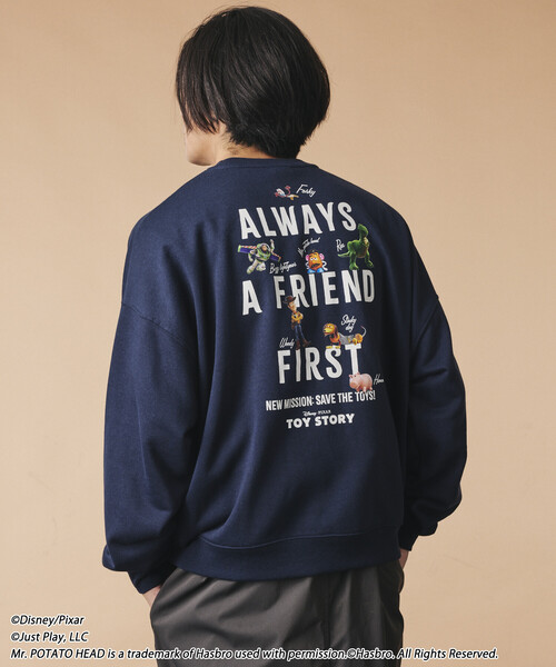 FREAK'S STORE(フリークスストア)の「限定展開 TOYSTORY 別注 Friends クルーネック スウェット(スウェット・メンズ・グレー/チャコールグレー・LARGE/MEDIUM)」の16枚目の写真