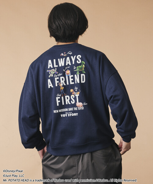 FREAK'S STORE(フリークスストア)の「限定展開 TOYSTORY 別注 Friends クルーネック スウェット(スウェット・メンズ・グレー/チャコールグレー・LARGE/MEDIUM)」の17枚目の写真