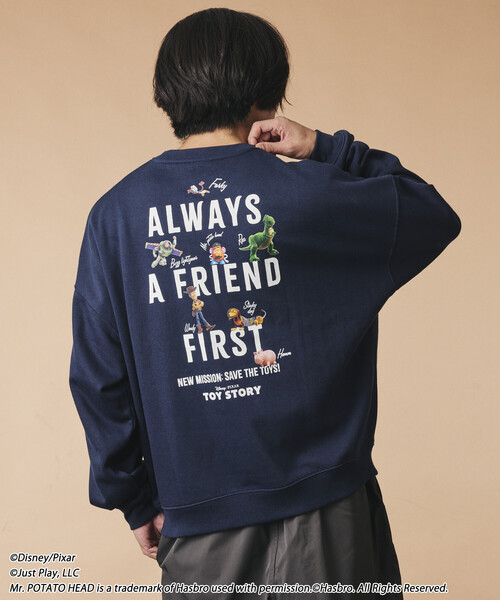 FREAK'S STORE(フリークスストア)の「限定展開 TOYSTORY 別注 Friends クルーネック スウェット(スウェット・メンズ・グレー/チャコールグレー・LARGE/MEDIUM)」の18枚目の写真