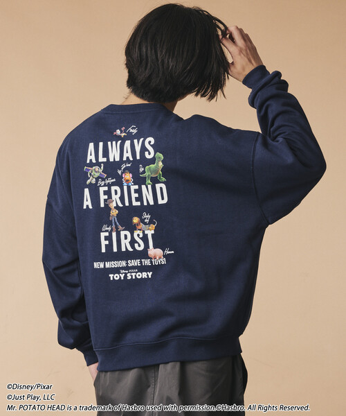 FREAK'S STORE(フリークスストア)の「限定展開 TOYSTORY 別注 Friends クルーネック スウェット(スウェット・メンズ・グレー/チャコールグレー・LARGE/MEDIUM)」の20枚目の写真