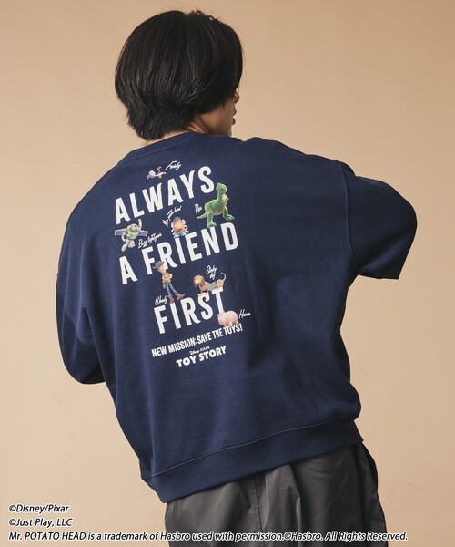 FREAK'S STORE(フリークスストア)の「限定展開 TOYSTORY 別注 Friends クルーネック スウェット(スウェット・メンズ・グレー/チャコールグレー・LARGE/MEDIUM)」の21枚目の写真