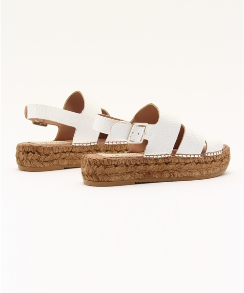 GAIMO（ガイモ）の「GAIMORONCAL（サンダル・レディース・ホワイト/シルバー・38/37/36）」の10枚目の写真