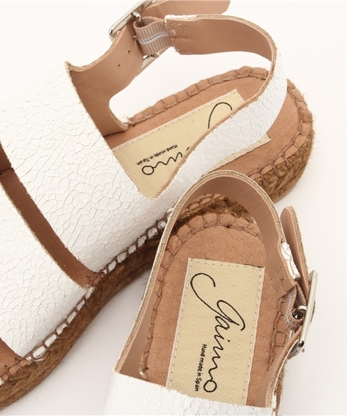 GAIMO（ガイモ）の「GAIMORONCAL（サンダル・レディース・ホワイト/シルバー・38/37/36）」の4枚目の写真