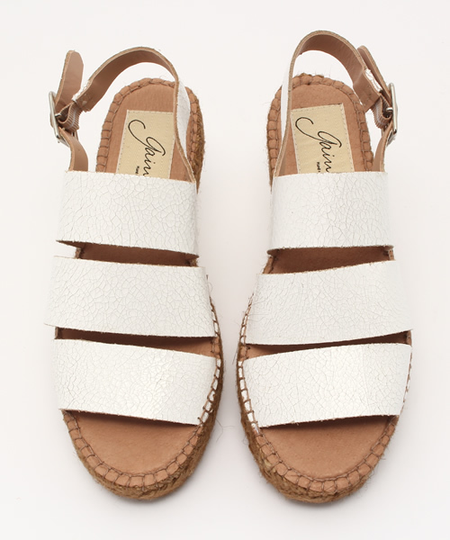 GAIMO（ガイモ）の「GAIMORONCAL（サンダル・レディース・ホワイト/シルバー・38/37/36）」の7枚目の写真