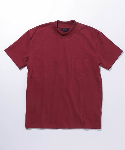 AMERICAN RAG CIE(アメリカンラグシー)の「AMERICAN RAG CIE アメリカンコットンモックネックT / 108-AYU-M161-CT087(Tシャツ/カットソー・メンズ・ホワイト/ネイビー/バーガンディー・2/3/1)」の15枚目の写真