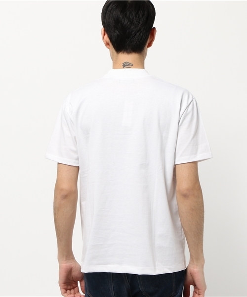 AMERICAN RAG CIE(アメリカンラグシー)の「AMERICAN RAG CIE アメリカンコットンモックネックT / 108-AYU-M161-CT087(Tシャツ/カットソー・メンズ・ホワイト/ネイビー/バーガンディー・2/3/1)」の5枚目の写真