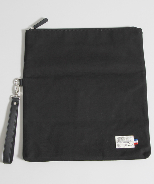 WEGO（ウィゴー）の「WEGO/口折れコンビクラッチバッグ（クラッチバッグ・メンズ・ネイビー/ブラック/ホワイト/キャメル・FREE）」の7枚目の写真