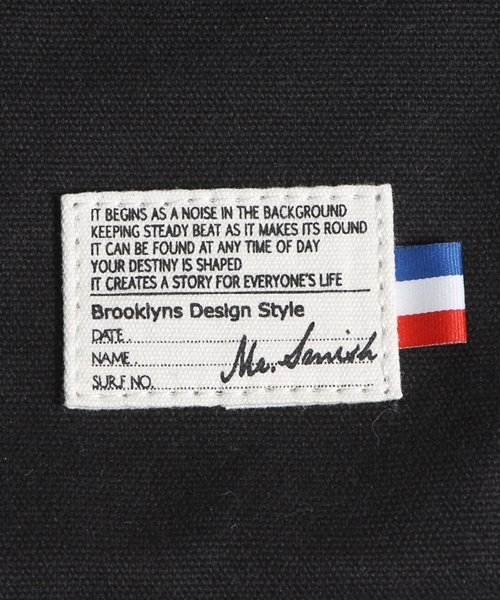 WEGO（ウィゴー）の「WEGO/口折れコンビクラッチバッグ（クラッチバッグ・メンズ・ネイビー/ブラック/ホワイト/キャメル・FREE）」の9枚目の写真