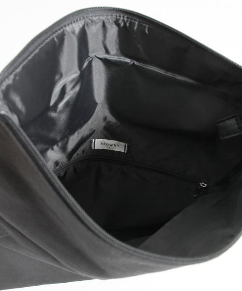 WEGO（ウィゴー）の「WEGO/口折れコンビクラッチバッグ（クラッチバッグ・メンズ・ネイビー/ブラック/ホワイト/キャメル・FREE）」の15枚目の写真