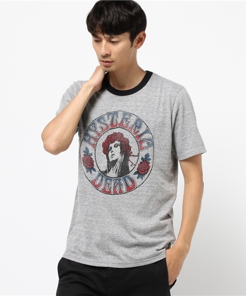 HYSTERIC GLAMOUR（ヒステリックグラマー）の「HYS DEAD pt T-SH（Tシャツ/カットソー・メンズ・ホワイト/トップグレー/ブラック・X-LARGE/MEDIUM/LARGE/SMALL）」の11枚目の写真