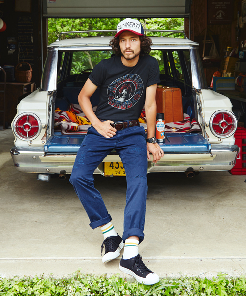 HYSTERIC GLAMOUR（ヒステリックグラマー）の「HYS DEAD pt T-SH（Tシャツ/カットソー・メンズ・ホワイト/トップグレー/ブラック・X-LARGE/MEDIUM/LARGE/SMALL）」の14枚目の写真