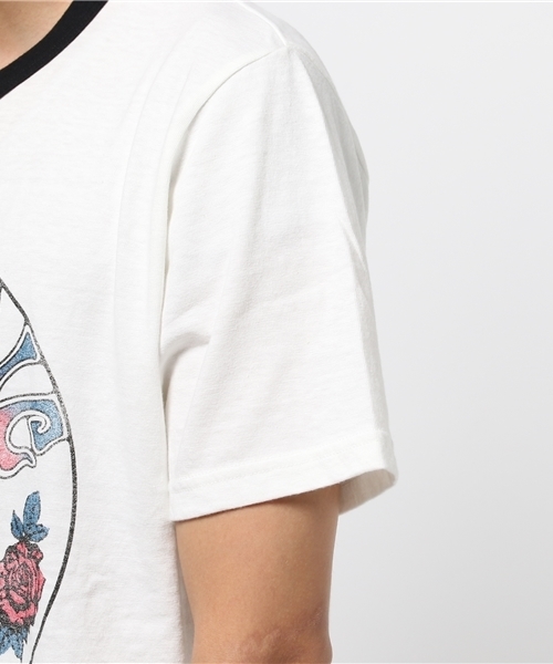 HYSTERIC GLAMOUR（ヒステリックグラマー）の「HYS DEAD pt T-SH（Tシャツ/カットソー・メンズ・ホワイト/トップグレー/ブラック・X-LARGE/MEDIUM/LARGE/SMALL）」の7枚目の写真