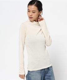 CUBE SUGAR | T/C/Rフライス無地 裏微起毛ボトルネック(Tシャツ/カットソー)