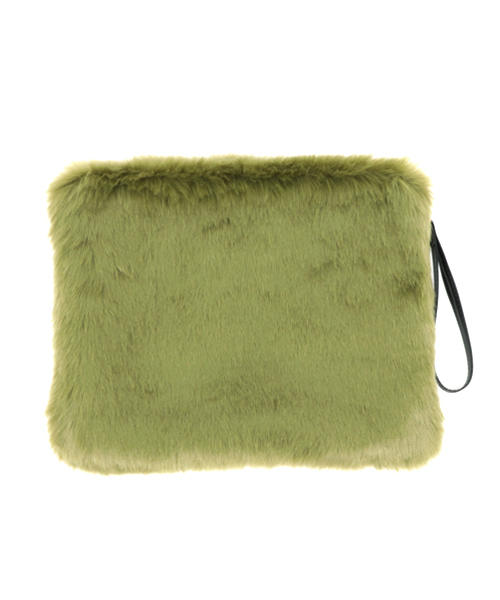 RODE SKO（ロデスコ）の「RODE SKO KIELO ファークラッチ（クラッチバッグ・レディース・オフホワイト/グレー/グリーン/ピンク/ピンク系その他/キャメル・FREE）」の17枚目の写真