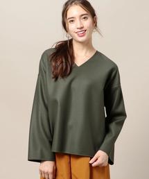 AURALEE | ＜AURALEE＞ライトメルトン Vネックプルオーバー Ψ(その他トップス)