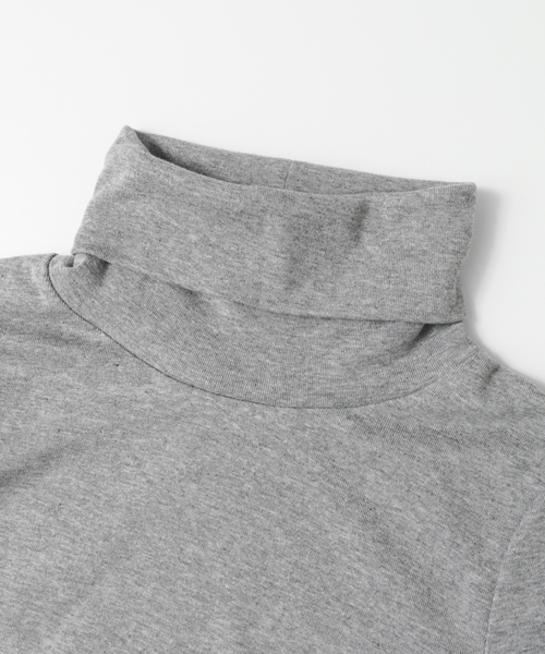 URBAN RESEARCH DOORS WOMENS（アーバンリサーチ ドアーズ ウィメンズ）の「DOORS リヨセルコットンタートルカットソー（Tシャツ/カットソー・レディース・ブラック/オフホワイト/グレー・ONE）」の8枚目の写真