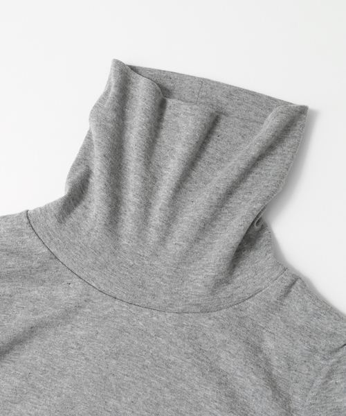 URBAN RESEARCH DOORS WOMENS（アーバンリサーチ ドアーズ ウィメンズ）の「DOORS リヨセルコットンタートルカットソー（Tシャツ/カットソー・レディース・ブラック/オフホワイト/グレー・ONE）」の9枚目の写真