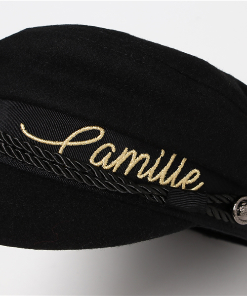 MOUSSY（マウジー）の「MESSAGE MARINE CAP Ⅱ（キャップ・レディース・ブラック・FREE）」の5枚目の写真