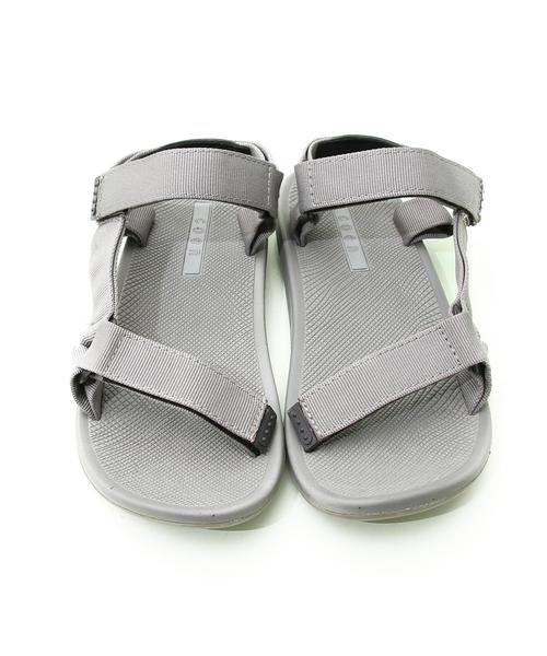 coen（コーエン）の「【『リンネル』2017/6月号掲載・『LEE』5月号掲載】スポーツサンダル（サンダル・レディース・グレー/ブラック/オリーブ・SMALL/LARGE/MEDIUM）」の7枚目の写真