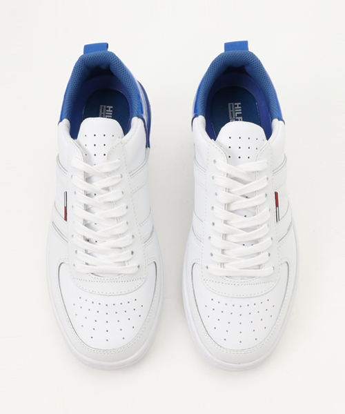 HILFIGER DENIM（ヒルフィガーデニム）の「レザーローカットスニーカー（スニーカー・メンズ・ホワイト×ブルー/ホワイト×レッド・43/42/41）」の7枚目の写真