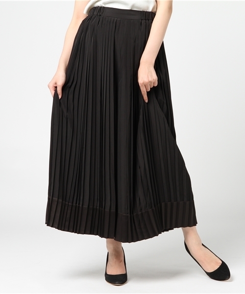 SLY(スライ)の「DECHINE プリーツWIDE PT(その他パンツ・レディース・オフホワイト/ライトピンク/ブラック・1/2)」の9枚目の写真