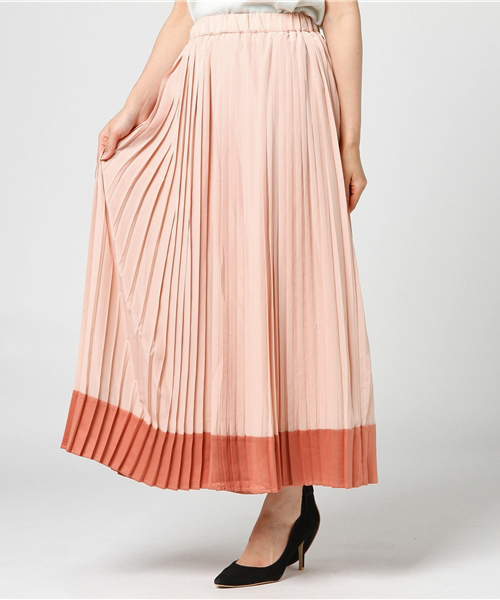 SLY(スライ)の「DECHINE プリーツWIDE PT(その他パンツ・レディース・オフホワイト/ライトピンク/ブラック・1/2)」の10枚目の写真