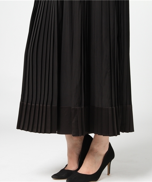 SLY(スライ)の「DECHINE プリーツWIDE PT(その他パンツ・レディース・オフホワイト/ライトピンク/ブラック・1/2)」の6枚目の写真