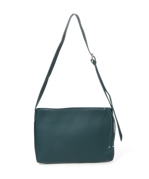 GLOBAL WORK（グローバルワーク）の「フェイクレザーイージーサコッシュ/765531（ボディバッグ/ウエストポーチ・メンズ・ブラック/グリーン/ダークブラウン/グレー・FREE）」の4枚目の写真