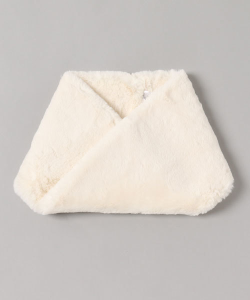 AMERICAN HOLIC（アメリカンホリック）の「・ファースヌード（ストール/ショール・レディース・ブラック/ベージュ/グレー/オフホワイト・FREE）」の2枚目の写真