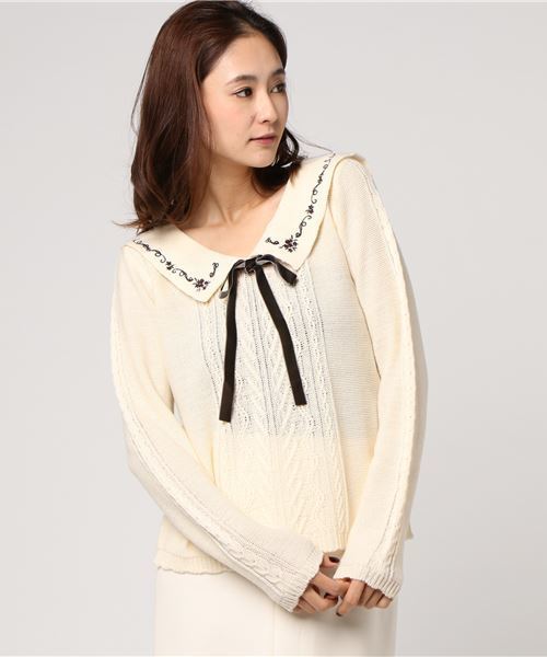 axes femme POETIQUE（アクシーズファムポエティック）の「刺繍入り