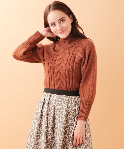 OFUON le MK（オフオンルエムケー）の「ローゲージケーブルニット（ニット/セーター・レディース・オレンジ系その他/アイボリー・38）」の15枚目の写真