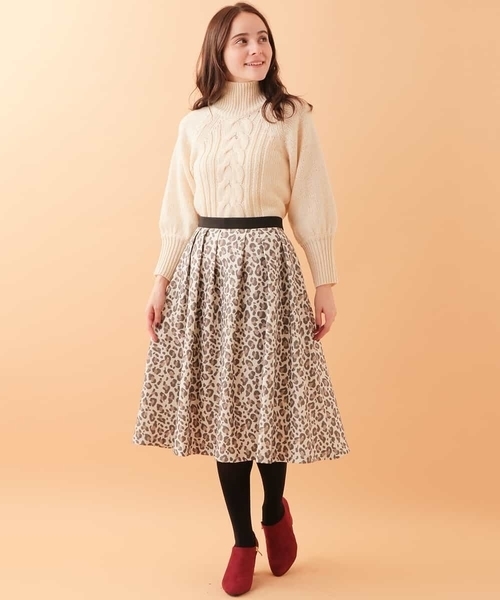 OFUON le MK（オフオンルエムケー）の「ローゲージケーブルニット（ニット/セーター・レディース・オレンジ系その他/アイボリー・38）」の18枚目の写真