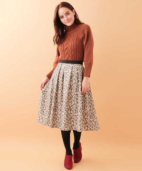 OFUON le MK（オフオンルエムケー）の「ローゲージケーブルニット（ニット/セーター・レディース・オレンジ系その他/アイボリー・38）」の16枚目の写真