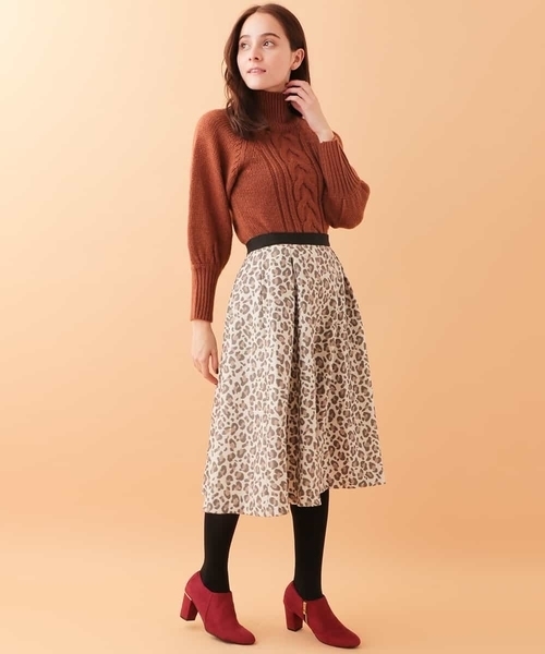 OFUON le MK（オフオンルエムケー）の「ローゲージケーブルニット（ニット/セーター・レディース・オレンジ系その他/アイボリー・38）」の19枚目の写真