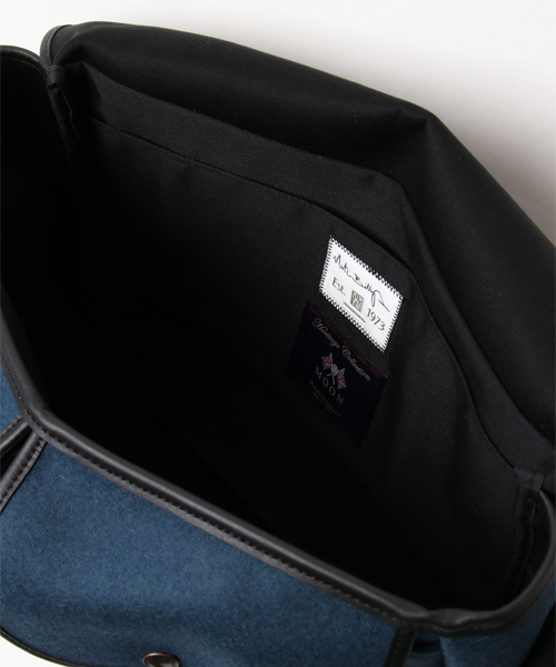 SHIPS(シップス)の「BILLINGHAM: 【Hardley Original】 MOON社製生地 ショルダーバッグ(ショルダーバッグ・メンズ・ネイビー/オリーブ・ONE SIZE)」の6枚目の写真