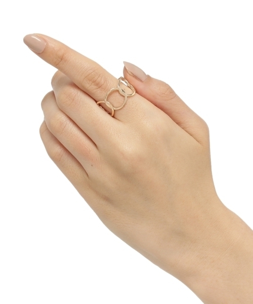 COCOSHNIK K10 サークルモチーフリング K10サークルモチーフ連続 リング（16号）（リング）｜COCOSHNIK