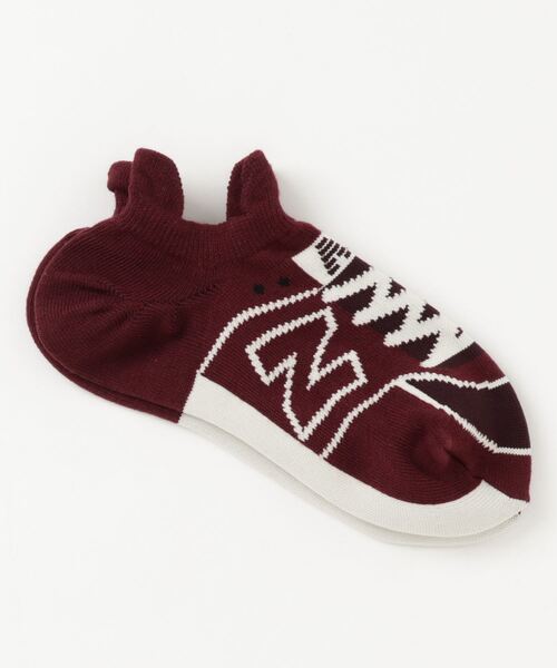 NEW BALANCE（ニューバランス）の「スニーカー柄ソックス（ソックス/靴下・メンズ・ネイビー/グレー/バーガンディー/グリーン/ブルー・LARGE/MEDIUM/X-LARGE）」の5枚目の写真