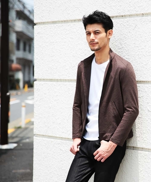MICHEL KLEIN HOMME (ミッシェルクランオム)の「カーディガン(リンクスキカ)(カーディガン/ボレロ・メンズ・ブラック/ブラウン/グリーン・SMALL/MEDIUM/LARGE/X-LARGE)」の10枚目の写真
