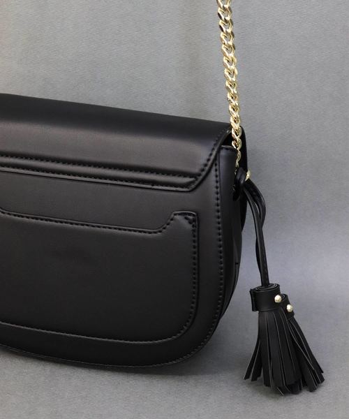 florist(フローリスト)の「アンティークレトロラウンドフラップポーチ(ショルダーバッグ・レディース・ホワイト/ブラック/グレー/ピンク・FREE)」の9枚目の写真